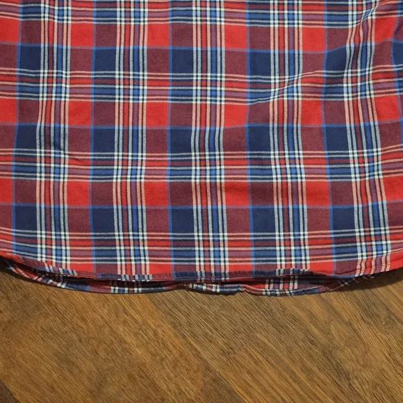 NAUTICA mens thin flannel long-sleeve Shirt SIZE LARGE MULTICOLOR LL30 - Picture 13 of 16